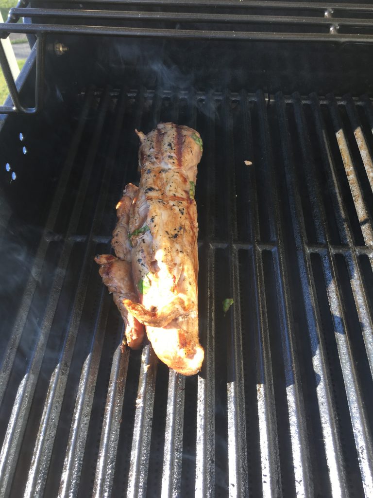 Ølmarineret grillet svinemørbrad